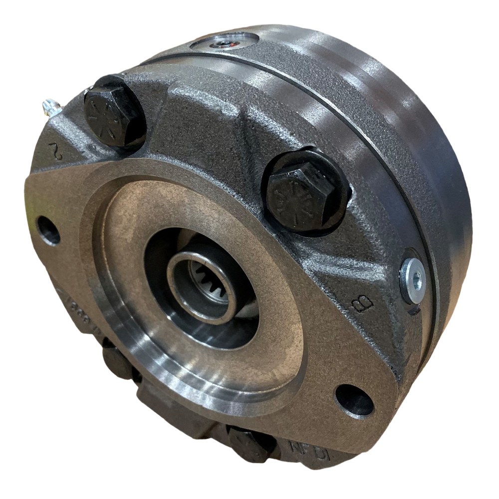 Machined Ausco brake housing with splined output flange