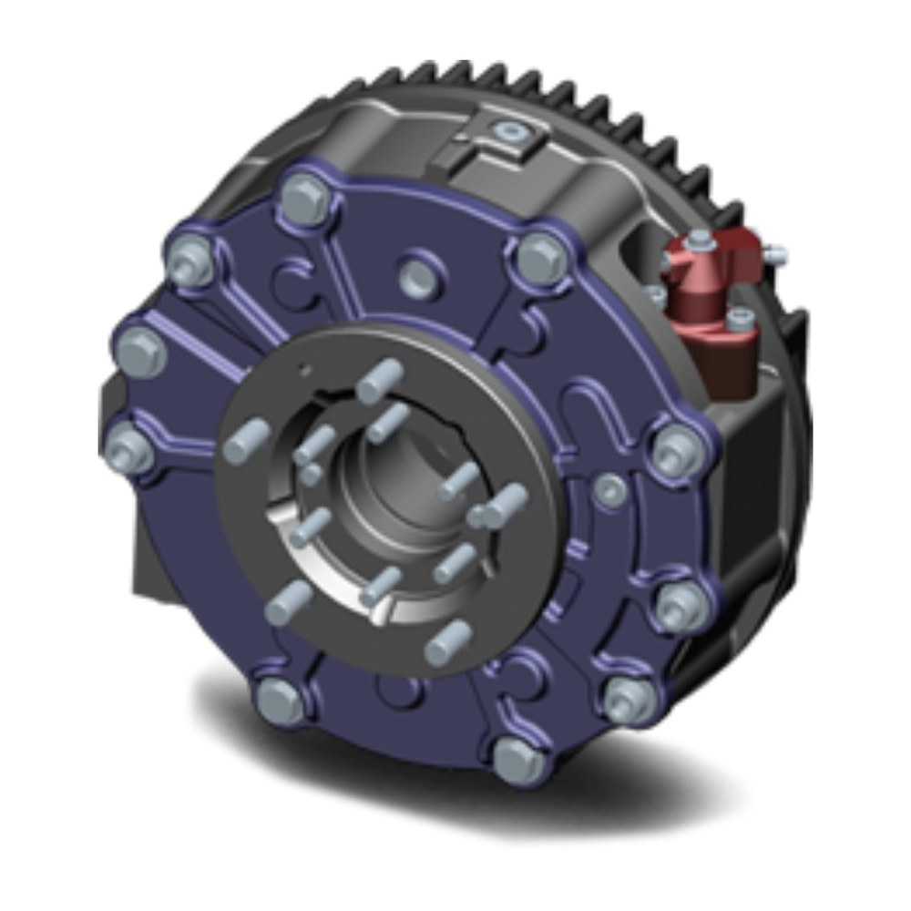 Ausco enclosed wet disc brake with hub and ring gear