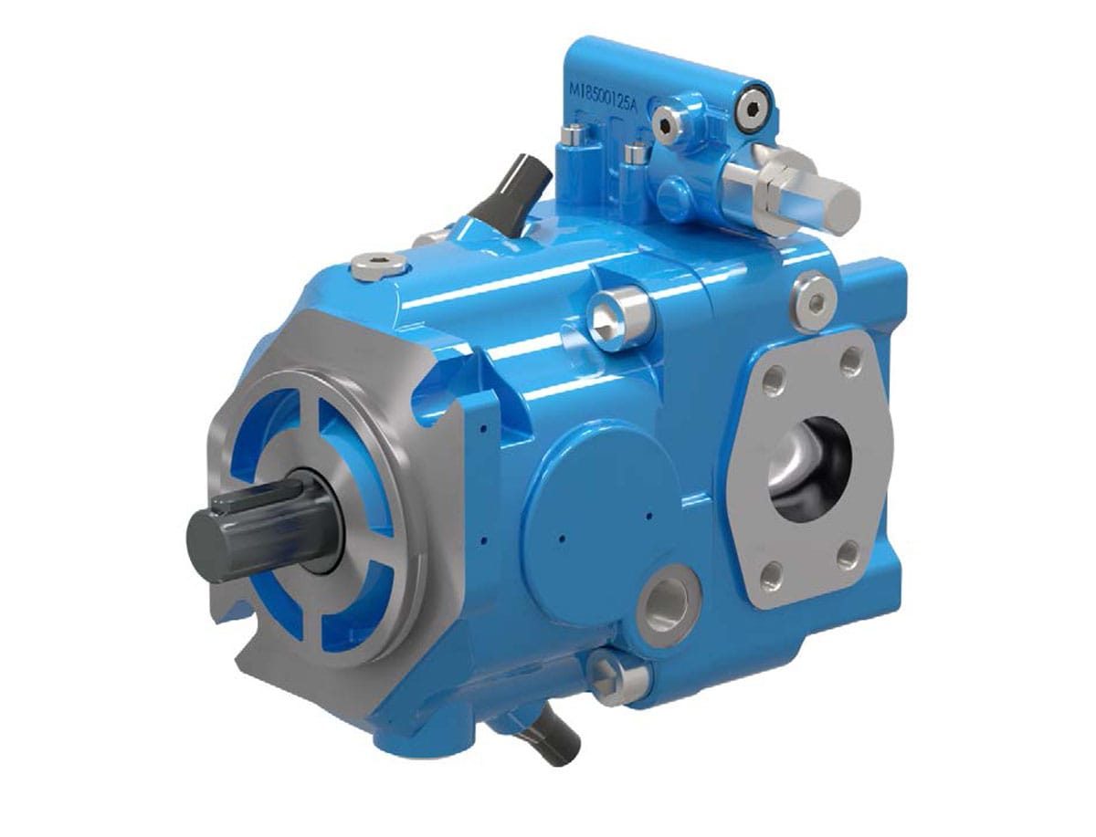 Dana Brevini axial piston pump on a test stand